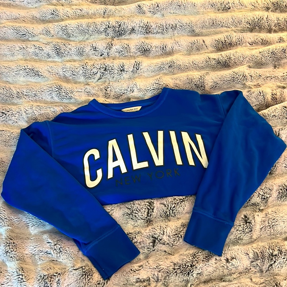 Blue Calvin Klein Sweater